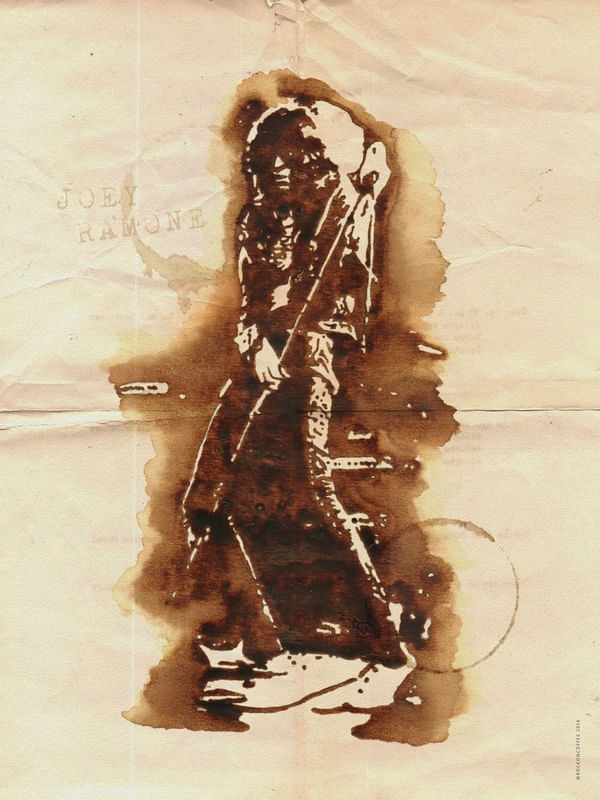 JOEY RAMONE ILUSTRACAFÉ