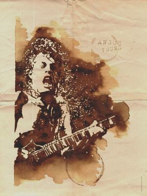 ANGUS YOUNG ILUSTRACAFÉ