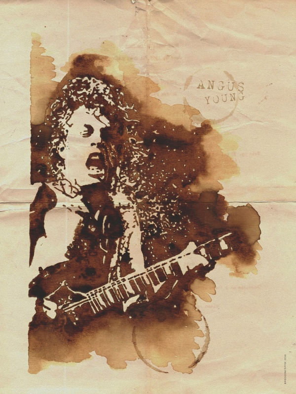 ANGUS YOUNG ILUSTRACAFÉ
