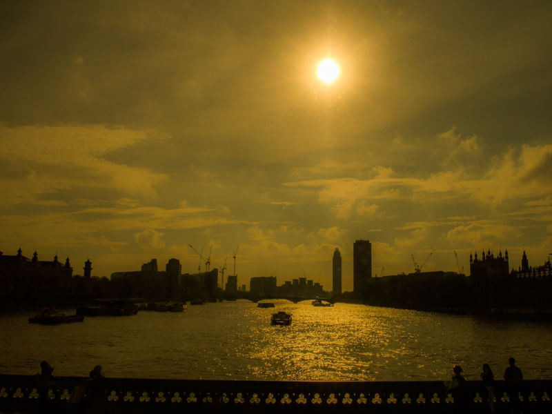 RIVER THAMES SUNSET