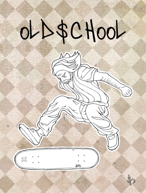 OLD SCHOOL SKATER