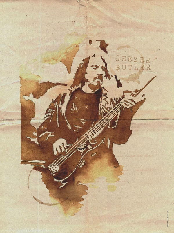 GEEZER BUTLER ILUSTRACAFÉ