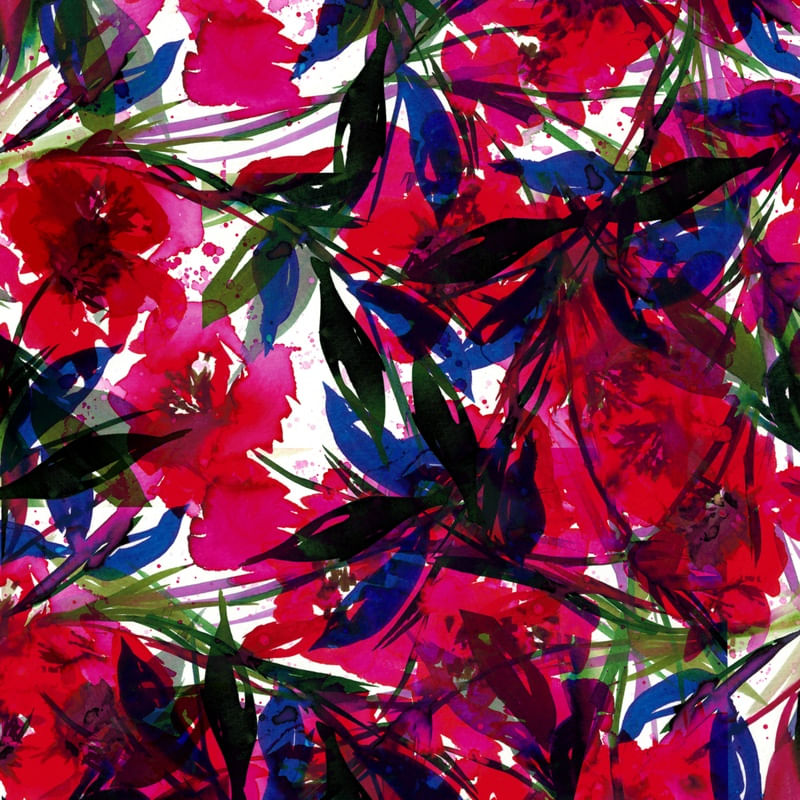 FLORAL FIESTA - RED