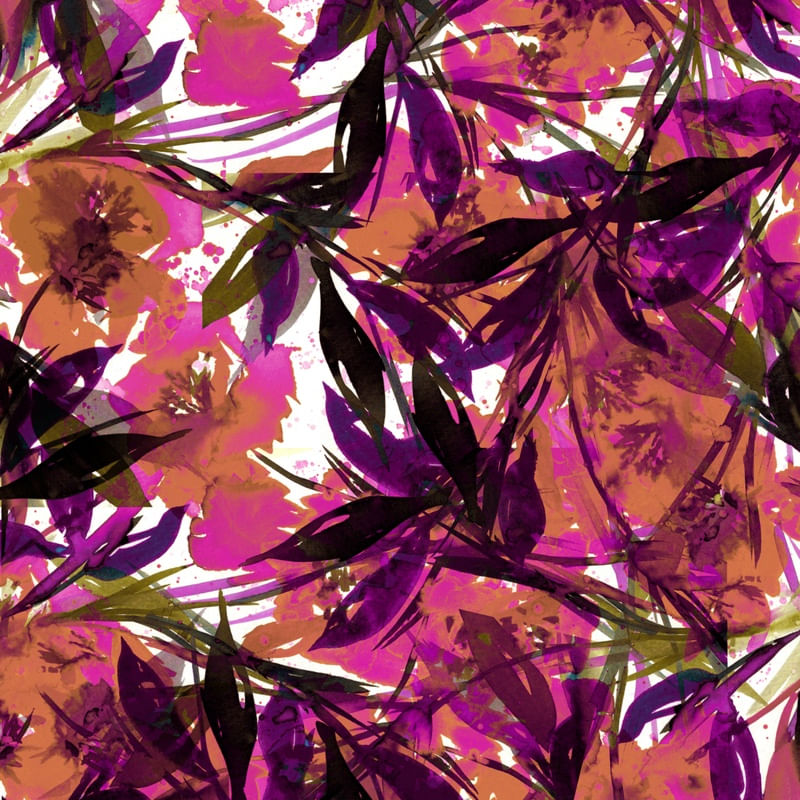 FLORAL FIESTA - FUCHSIA PLUM
