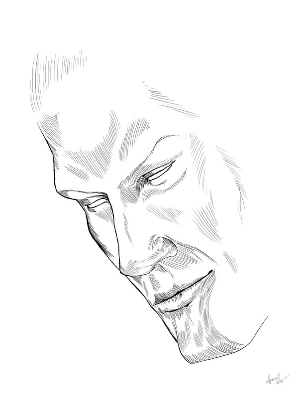 FACE SOBRE BRANCO