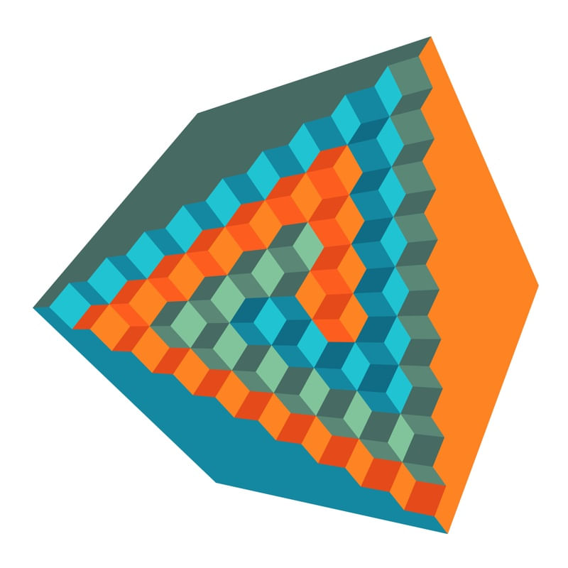GEOMETRIC SPIRAL CUBE