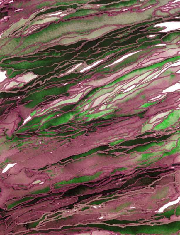 AGATE MAGIC - MAUVE GREEN