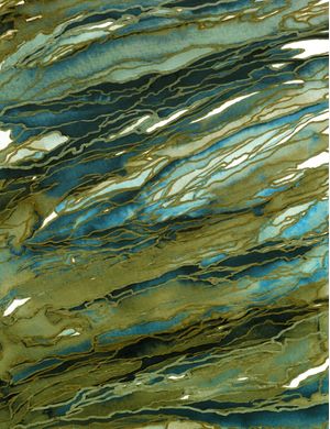 AGATE MAGIC - TEAL OLIVE GREEN