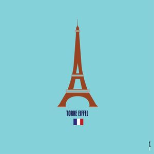 TORRE EIFFEL PARIS FRANÇA MINIMALISTA