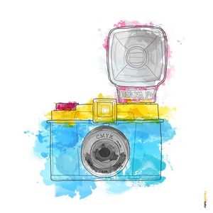 CÂMERA DIANA AQUARELA