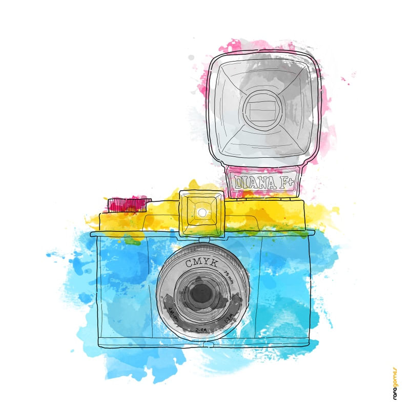 CÂMERA DIANA AQUARELA