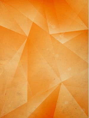 GEOMETRIC TRIANGULE ORANGE