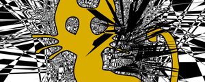 YELLOW CAT SQUARES