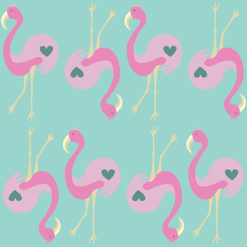 FLAMINGOS UPSIDE DOWN