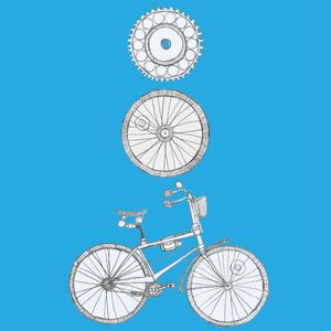 VOU DE BIKE AZUL