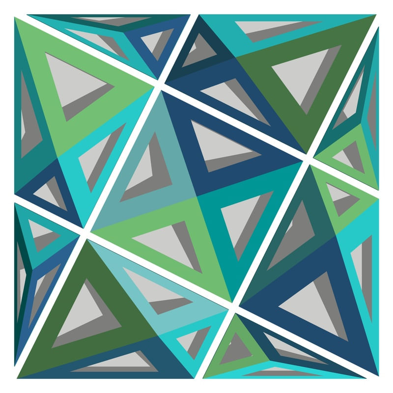 GEOMETRIC TRIANGLES PINA