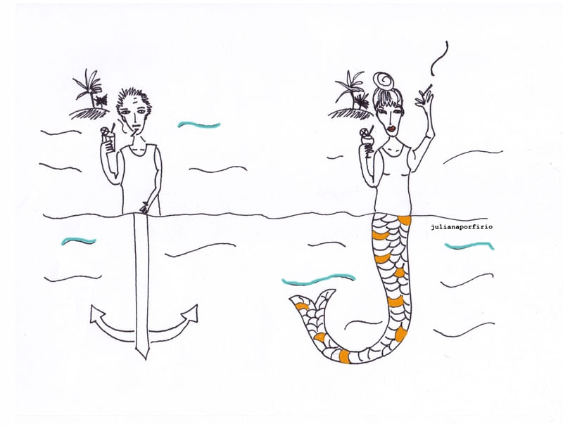 THE OLD LADY AND THE SEA
