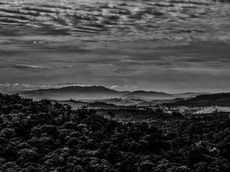HORIZONTE EM TONS DE CINZA