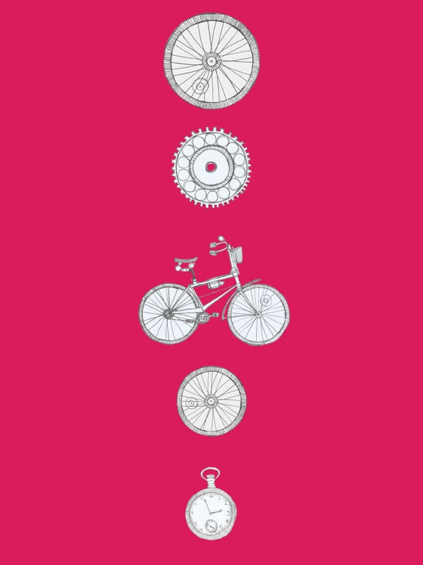 VOU DE BIKE PINK.