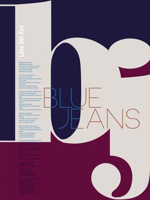 LANADELREY BLUE JEANS