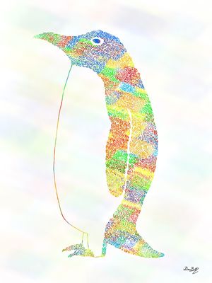 PINGUIM TRIBAL COLOR