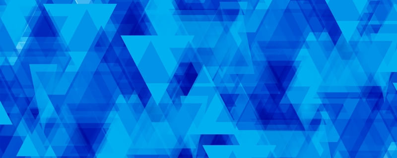 BLUE ART TRIANGLES