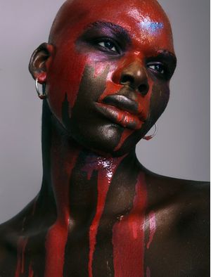 TEARS BLOOD.