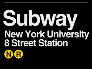 SUBWAY SIGN 003