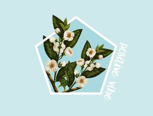 POSITIVE VIBE FLORAL