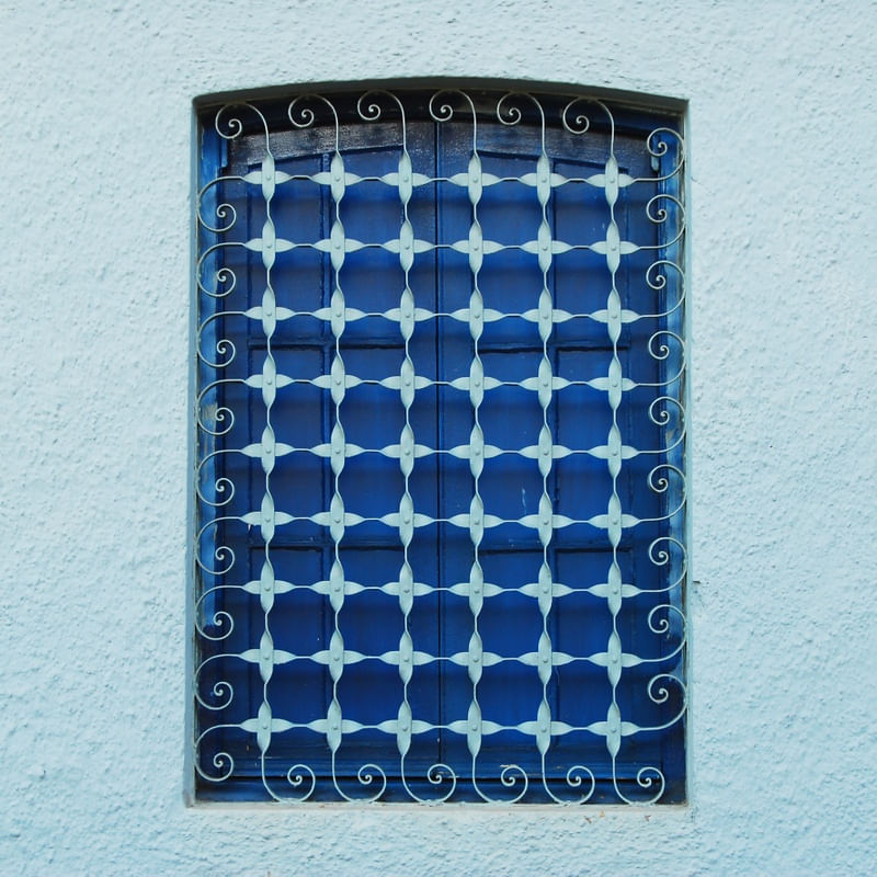 TUDO AZUL - JANELA E GRADE