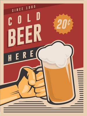 COLD BEER HERE