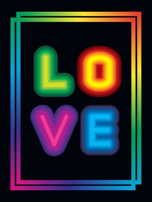 LOVE RAINBOW COLOR