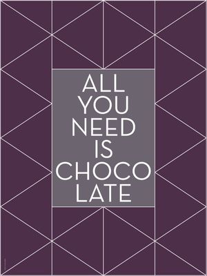 ALL I NEED IS CHOCOLATE