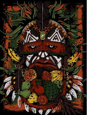 FOOD FACES - AFRICAN