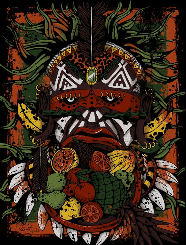 FOOD FACES - AFRICAN