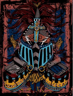 FOOD FACES - WARRIOR