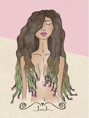 MENINA FLORESCEU