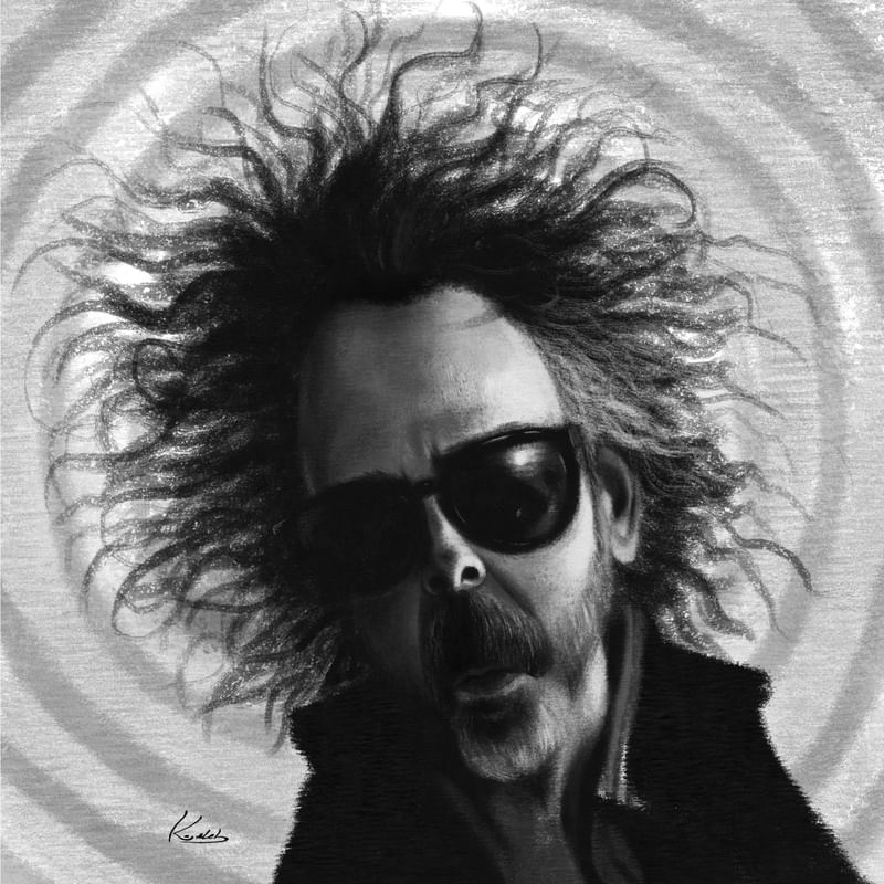TIM BURTON PAINTING