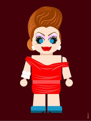 TOY RUPAUL BIANCA DEL RIO