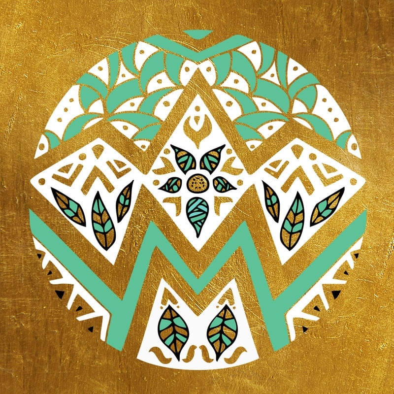 GOLDEN NATURE MANDALA
