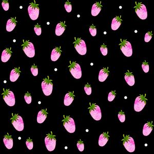 STRAWBERRIES AND DOTS