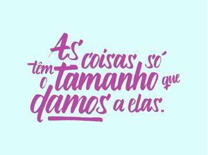 TAMANHO DAS COISAS