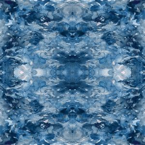 TIE DYE HELIX, BLUE