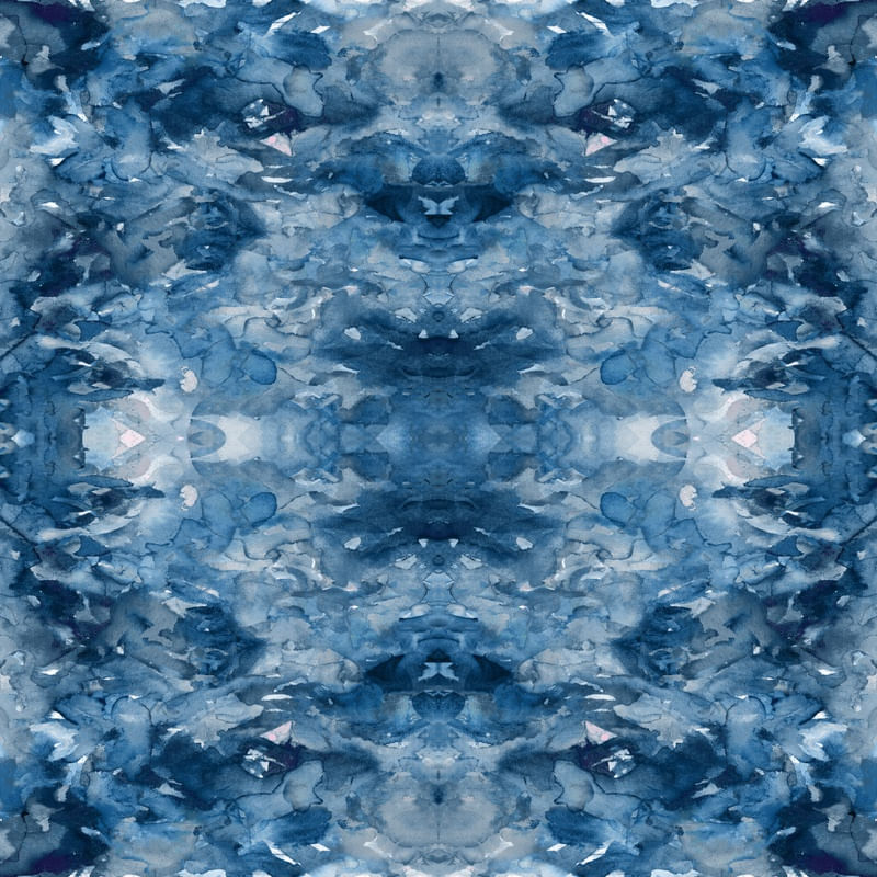 TIE DYE HELIX, BLUE