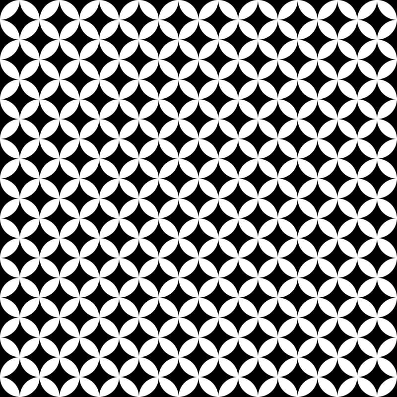 PADRÃO GEOMÉTRICO - PRETO E BRANCO I