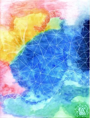 LISERGIA GEOMETRIC WATERCOLOR GLACIERS 4