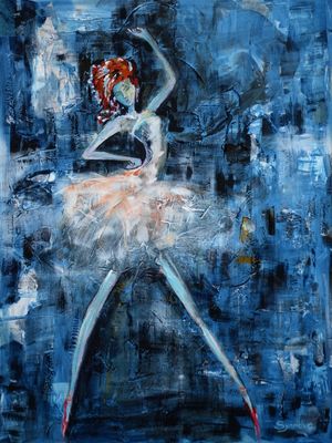 BALLERINA EN BLEU I
