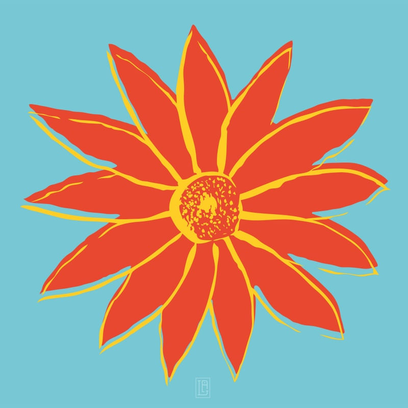 FLORAL AZUL