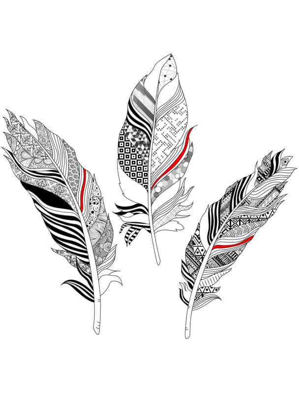 FEATHER RED