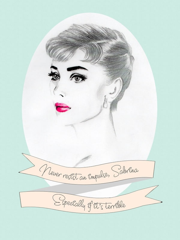 AUDREY AS SABRINA FAIRCHILD GREEN